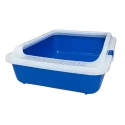 Provides A Designated Space For Cats To Urinate And Defecate Indoors. Helps Control Odors When Used With Clumping Or Odor-absorbing Litter. Keeps Waste Contained Within The Box, Reducing Mess In The Home. How It Works: Fill The Box. When Your Cat Uses It, Waste Can Be Emptied Or Sifted Through The Tray. The Openings At The Top Allow Clean Waste To Return, Leaving Only Clumps And Solid Waste For Disposal. Advantages: Hygienic And Easy To Maintain. The Open Design Allows For Ventilation, Reducing Odor Buildup Compared To Closed Boxes.