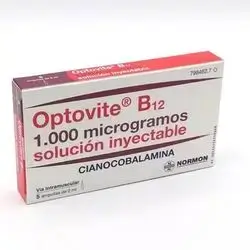optovite b12 1000gammas oral use, intramascular , deep subcutaneus 5 ampoules of 2 ml - normon