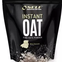 SELF Omninutrition Instant Oat Fine Oats Powder in the White Chocolate flavor.