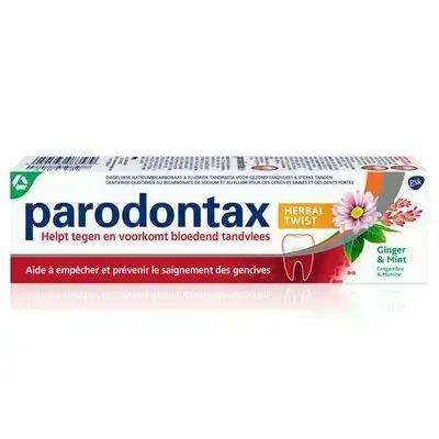 معجون أسنان بارودونتاكس هيربال تويست - 75 مل/Parodontax Tandpasta Herbal Twist 75 ml
