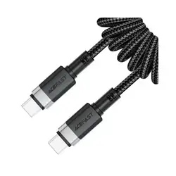 Acefast C14-03 USB-C to USB-C spring charging data cable
