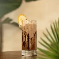 Banana Chocolate Ice Latte
