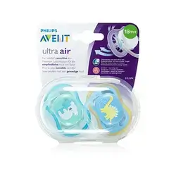 Avent Ultra Air 18M+ Twin Pack Soothers