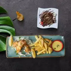Crispy with Crepes and Juice