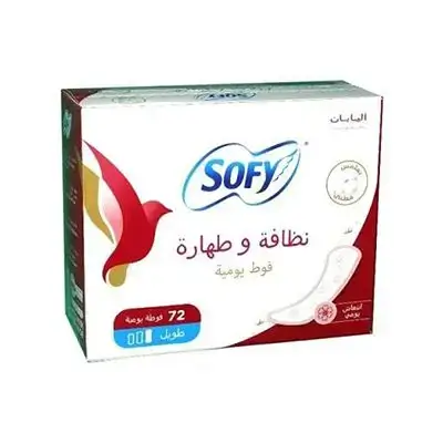 Sofy Pads Clean & Pure Long X72