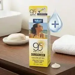 Vokali Sunscreen SPF 90+ PA++++ Water Resistant (Protect Skin Moisture)