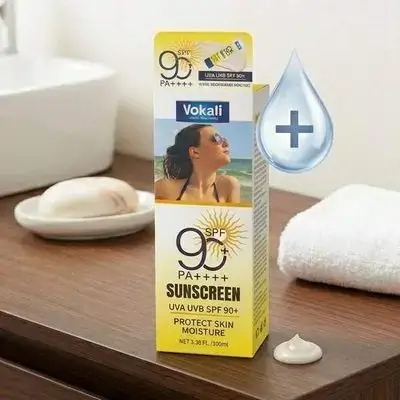 Vokali Sunscreen SPF 90+ PA++++ Water Resistant (Protect Skin Moisture)