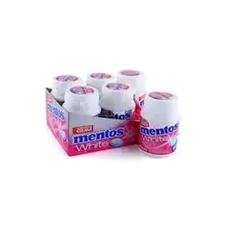 Mentos White Gum Tutti Fruti 54gx6