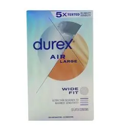 Durex Air Large Wide Fit Condom 10