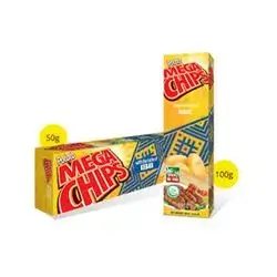 Mega Chips Kebab Flavor Potato Chips, 50g