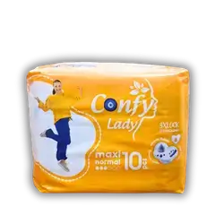 Maxi Night feminine hygiene pads, 10 count