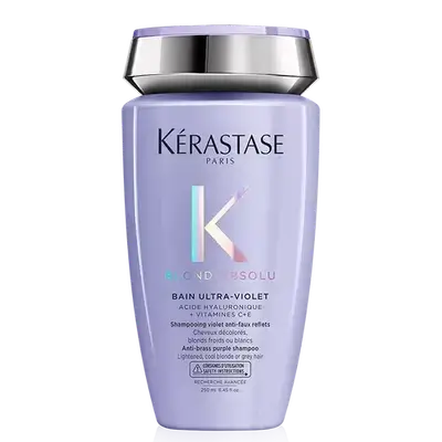 BLOND ABSOLU Anti-brass Purple Shampoo for Lightened Cool Blonde or Gray Hair 250ml _ KERASTASE PARIS