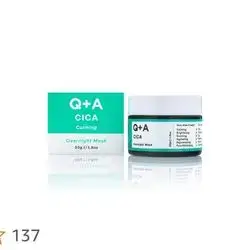 Q+A Cica Overnight Face Mask 