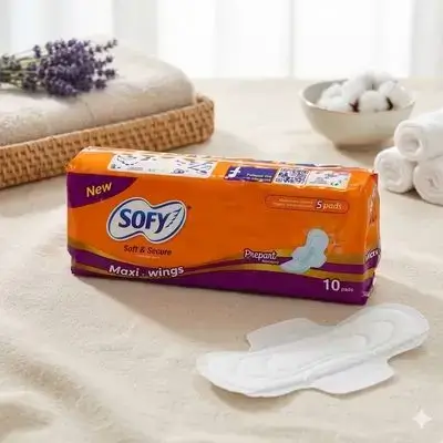 SUFI Soft & Secure Sanitary Pads – Large Wings 10pads