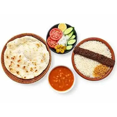 1 Shish Kebab On Rice