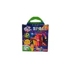 Space Color Pencil Erasable 12 Pcs