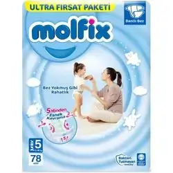 Molfix Baby Diaper Junior No5 X78
