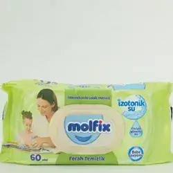 Molfix Isotonic Water Baby Wipes 60 Pcs