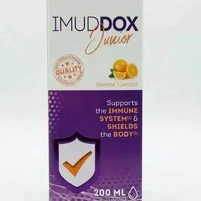 Imudox junior syrup orange flavor 200 ml