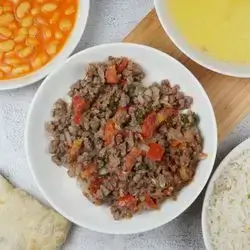 Rice And Broth Minced Meat