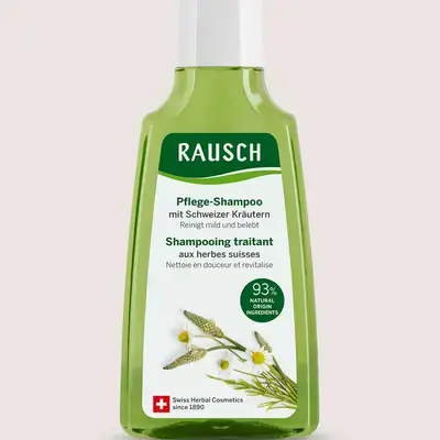 Care Shampoo with Swiss herbs 200ml Rausch