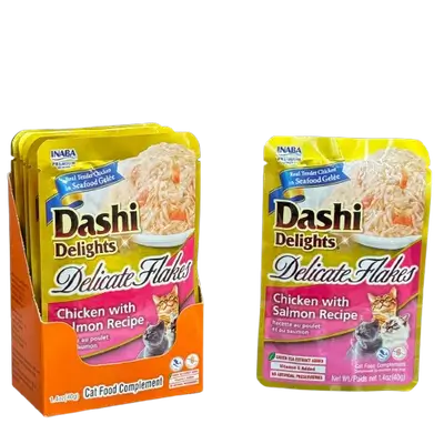INABA Dashi Delights Silky Broth Chicken with salmon