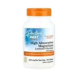 Doctor's best Magnesium lysinate Glycinate 200mg