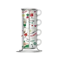 SET 4 CUPS CAPPUCCIO STACKABLE