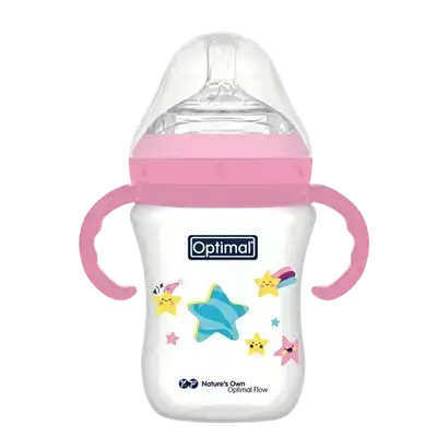 Mamilla Teat Double Anti Colic 2 From 6-18 Months PINK 300ml OPB-1093(P) _ Optimal