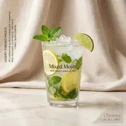 Mixed Mojito with Fresh Lemon & Mint