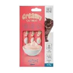 M-Pets Creamy Snack With Salmon Flavour 4x15g