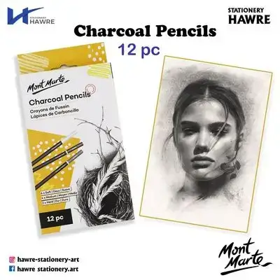 Charcoal pencils-Mont Marte