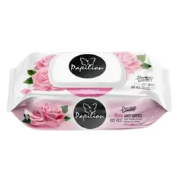 Papilon Rose Wet Wipes 100pcs