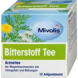 Mivolis bitter herbs tea to support digestion and bloating
