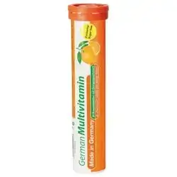 Multivitamin German 20 effervescent tablets with orange flavour