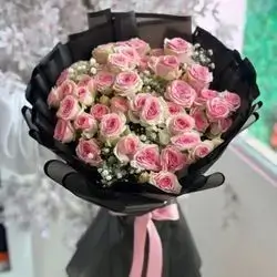 چەپکە گوڵی سروشتی بەیبی ڕۆز پەمەیی کاڵ