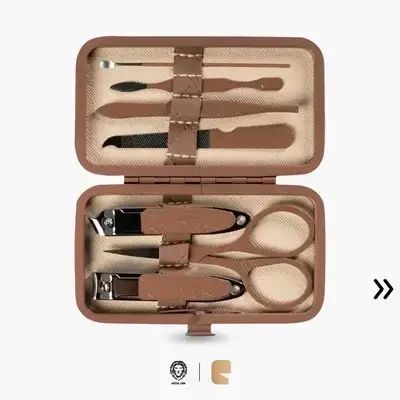 Green Lion 7 in 1 Manicure Kit - Brown