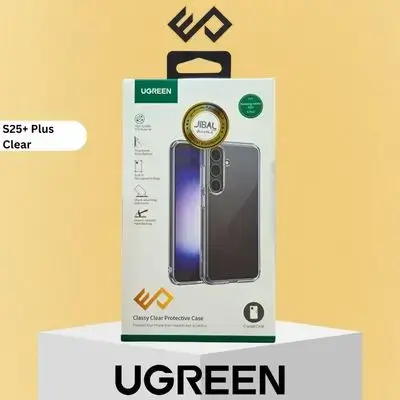 UGREEN Clear Protective Case for Galaxy S25+ Plus – Shockproof, Scratch-Resistant, Crystal Clear TPU Cover