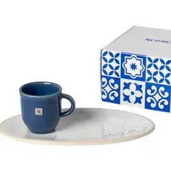 Nespresso Costa Nova Lisbon Bica Espresso Cup Set