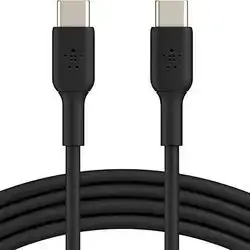 Belkin USB-C to USB-C Fast Charging Cable (1M/3.3ft) for iPhone 17, iPhone 17 Pro, iPhone 16, iPhone 16 Pro, Galaxy S25, S24, Note, Pixel, iPad Pro, Nintendo Switch 2, Carplay & More -