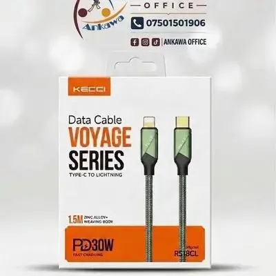 RECCI Data Cable Voyage Series Type-C To Lightning 30W 1.5M