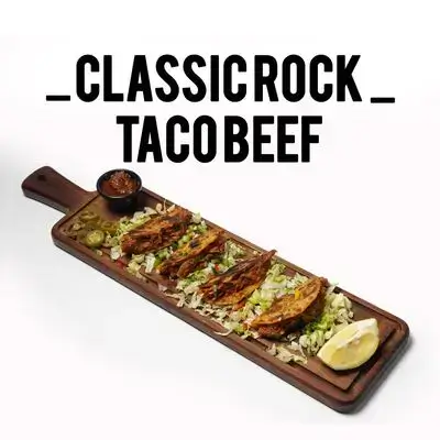 Classic rock taco beef