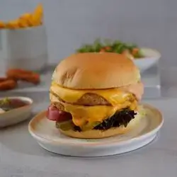 Double Cheese Chicken Burger