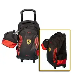 school backbags with wheels and large size