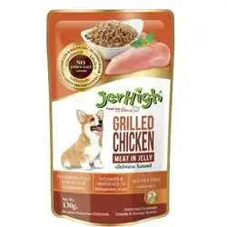 Jerhigh CHICKEN MEAT IN JELLY 120g