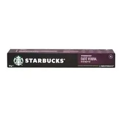 Starbucks® by Nespresso Café Verona Capsules – Intensity 10 – 10 Capsules