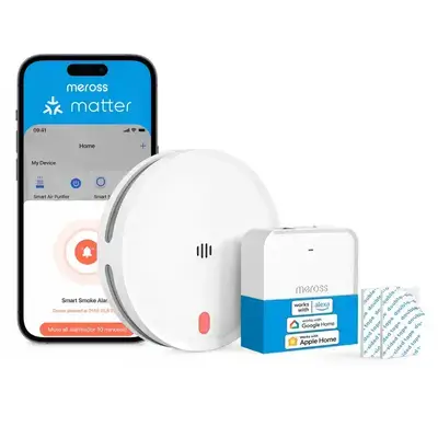 Meross Smart Smoke Alarm Detector Kit (MA151H)