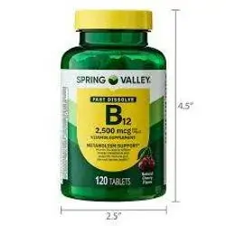 spring valley B12 (2500mcg) 120 tab