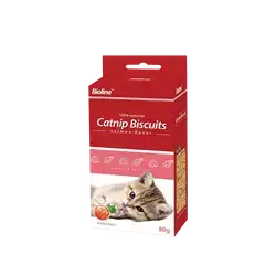 Bioline - Catnip Biscuits - Salmon 80g