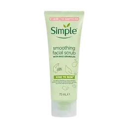 Smoothing Facial Scrub with Rice Granules 75ml _ Simple